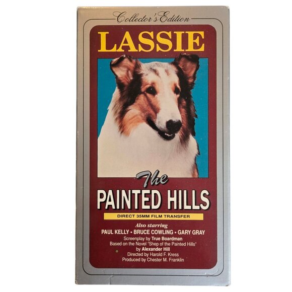 Lassie The Painted Hills VHS Collectors Edition 1989 Color Family Movie - Picture 2 of 11
